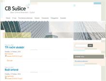 Tablet Screenshot of cb-susice.cz